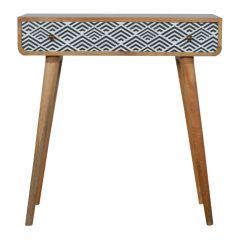 Monochrome Print Console Table