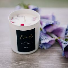 Cottage Gardens 30cl Sweet Pea, Rose and Hyacinth Fragranced Candle by Ellen B