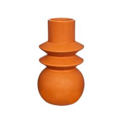 Terracotta Angled Totem Vase 