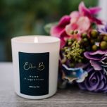 Cottage Gardens 30cl Sweet Pea, Rose and Hyacinth Fragranced Candle by Ellen B